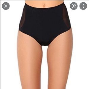 Black mesh rave bottoms